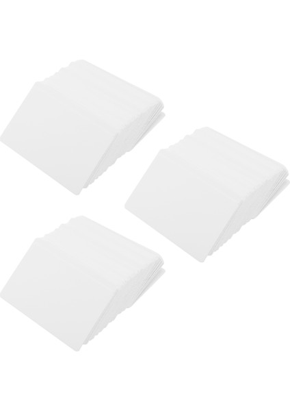Boş Beyaz Karton Kağıt Mesaj Kartı Kart Kartları Kelime Kartı Diy Etiket Kartı Yaklaşık 300 Pc (Beyaz) (Yurt Dışından)