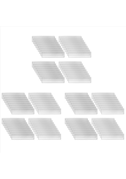 Tutucular Yapıştırıcı Raf Etiketi 1 2 x 4 3 Inç Süpermarket Için Temiz Raf Etiketi Kart Çekmeceleri (180 Paket) (Yurt Dışından)