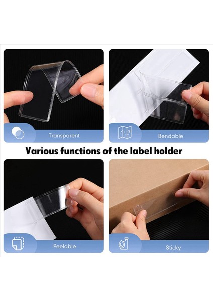Tutucular Yapıştırıcı Raf Etiketi 1 2 x 4 3 Inç Süpermarket Için Temiz Raf Etiketi Kart Çekmeceleri (180 Paket) (Yurt Dışından) modelleri