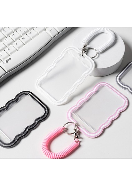 4pcs Otobüs Kartı Koruma Kapağı Yemek Kartı Kapağı Öğrenci Kimliği Kapağı Için Kordonlu Şeffaf Kart Tutucu (Yurt Dışından) fiyatları