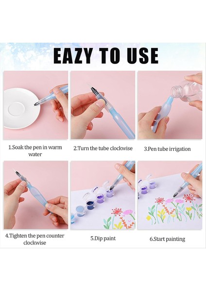 12 Paket Yeniden Dolaştırılabilir Suluboya Kalemleri Suluboya Fırçası Kalemler Suluboya Yumuşak Suluboya Fırçası Kalem Boya Kalemleri (Yurt Dışından) fırsatları