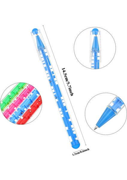 24PCS Labirent Kalem Bulmaca Mürekkep Kalemi Fidget Oyuncak Kalem Okul Için Top Labirent ile Okul Ofis Kırtasiye Doğum Günü Partisi Tedarik (Yurt Dışından) fiyatları