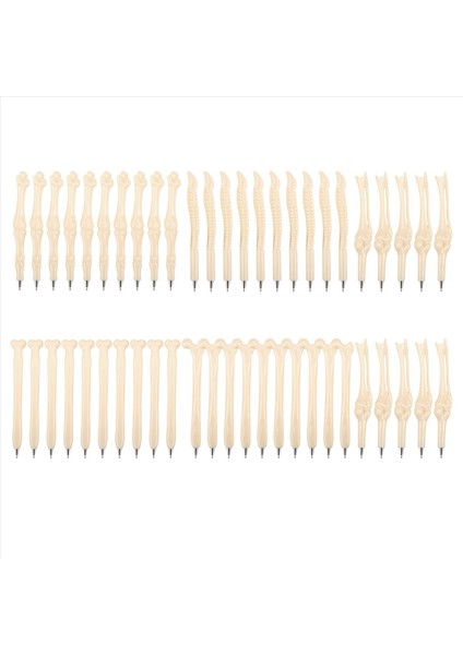 50 Adet/lot Kalem Yazma Malzemeleri Kemik Şekli Tükenmez Kalemler Yeni Yaratıcı Okulu Tedarik-Mavi Mürekkep (Yurt Dışından) fiyatları