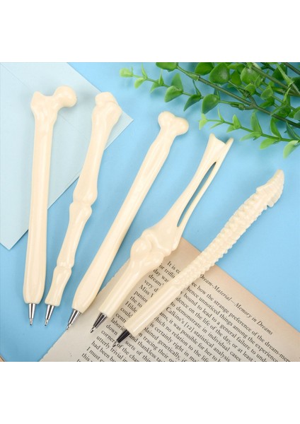 50 Adet/lot Kalem Yazma Malzemeleri Kemik Şekli Tükenmez Kalemler Yeni Yaratıcı Okulu Tedarik-Mavi Mürekkep (Yurt Dışından) indirimleri