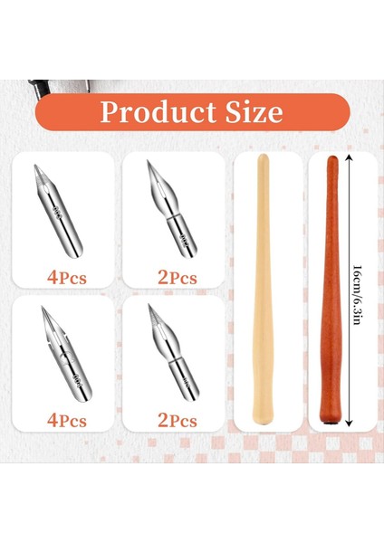 10 Adet Daldırma Kalem Seti Uç Kalem Tutucu Çizgi Roman Kalem Seti Kalem Mürekkep Nib Kaligrafi Kalem Nibs Ahşap Çizim Kalemi (Yurt Dışından) fiyatları