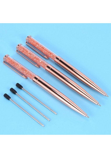 Gül Altın Kalem Bling Kristal Top Noktası Kalem 12 Ekstra Doldurma ile Siyah Mürekkep Kalemi (Gül Altın 12 Paket) (Yurt Dışından) fiyatları