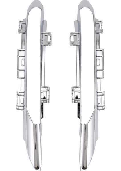 1 Çift Ön Gündüz Farı Sis Lambası Krom Çerçeve C Sınıfı W204 2006-2011 A2048852774 2048852874 (Yurt Dışından)