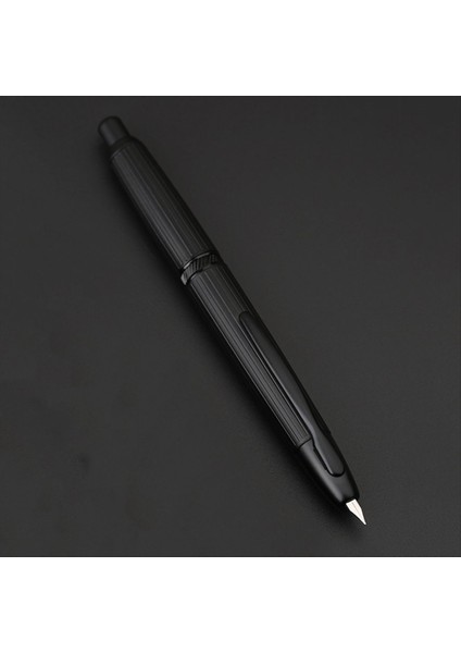 Basın Geri Çekilebilir Çeşme Kalemi 0 4mm Ekstra Ince Nib Stripe Mürekkep Çeşme Kalemi Okul Ofis Malzemeleri Yazma C (Yurt Dışından) fırsatları