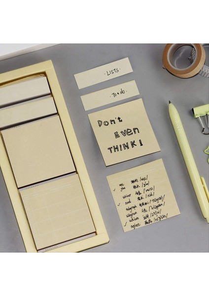 Taşınabilir Boş Yapışkan Notlar Planlayıcı Dergi Takvim 480 Çelik Sarı Için Kendinden Yapış Dizin Sekmeleri Organizatör (Yurt Dışından) fiyatları