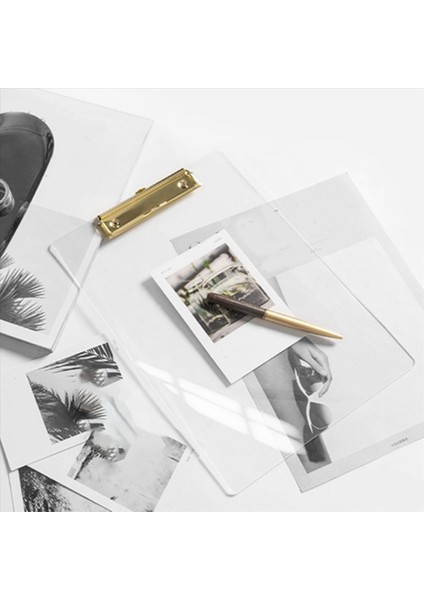 4 Paket Altın Klipli Açık Akrilik Pano 8 8X12 2 A4 Harf Boyutu Okul ve Ev Malzemeleri Ofis Malzemeleri (Yurt Dışından) fiyatları