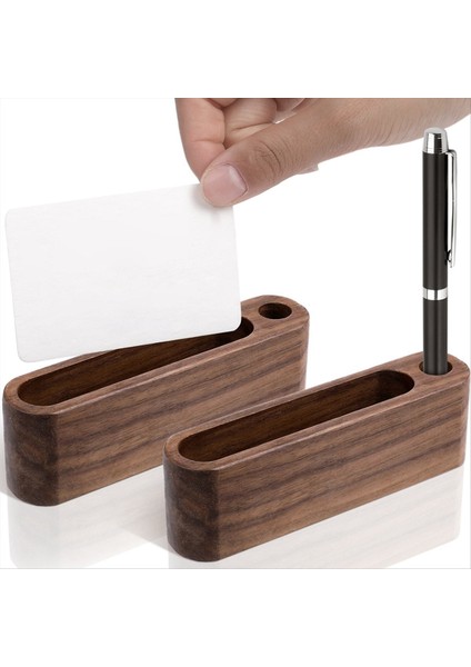 Kartvizit Tutucu Ahşap Organizer Ofis Masası Adı Kart Ekran Standı Kalem Yuvası Memo Pad Kartları Stand (Yurt Dışından) fiyatları