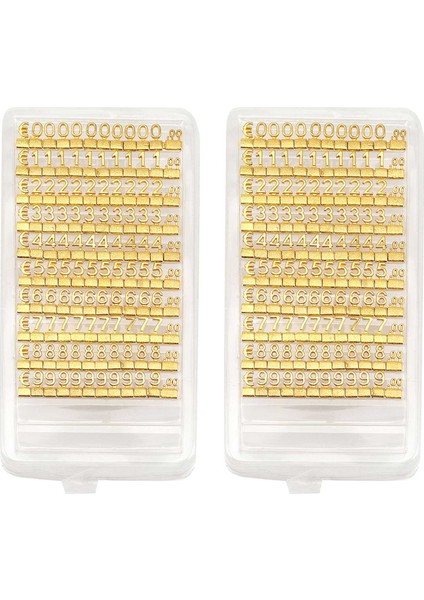 20 Set 3D Metal Raflar Dükkan Ekran Mücevher Izle Mağaza Ofisi Ekran Etiket Altın (Yurt Dışından)