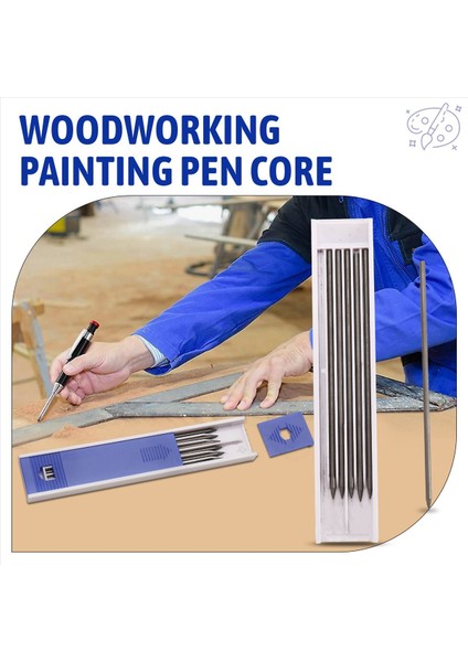 60PIECES 2 8 mm Katı Marangoz Kalem Yahudi Için Yatım Çizim Çizim (Siyah) Için Mekanik Kalem (Yurt Dışından) fırsatları