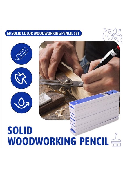 60PIECES 2 8 mm Katı Marangoz Kalem Yahudi Için Yatım Çizim Çizim (Siyah) Için Mekanik Kalem (Yurt Dışından) indirimleri