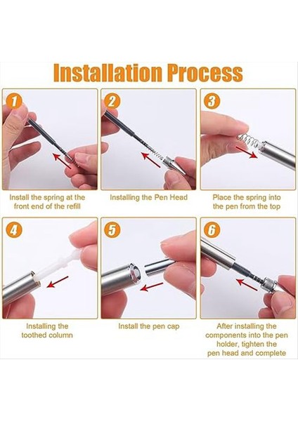 Paslanmaz Çelik Kalem Boş Boş Torbalar ve Holografik Teşekkür Kartları Dıy Glitter Pen Epoksi Kalem Ambalaj (Yurt Dışından) indirimleri