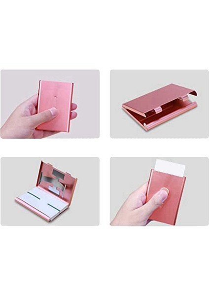 Metal Kartvizit Tutucu Koruyucu Kol Başparmak Kaydırıcı Itme Kimlik Kartı Için Uygun Açık (Yurt Dışından) fiyatları