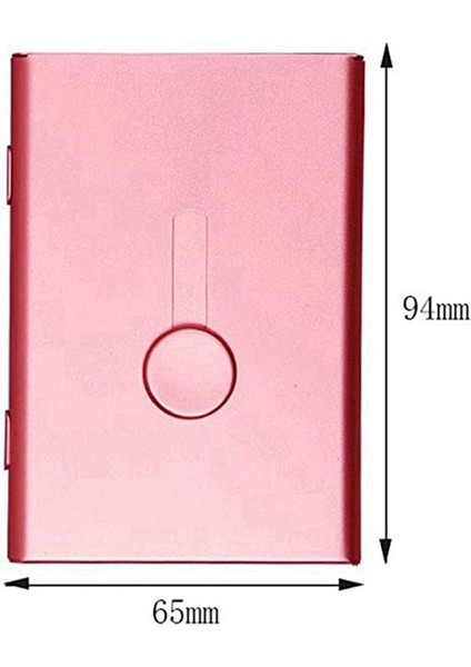 Metal Kartvizit Tutucu Koruyucu Kol Başparmak Kaydırıcı Itme Kimlik Kartı Için Uygun Açık (Yurt Dışından) fırsatları