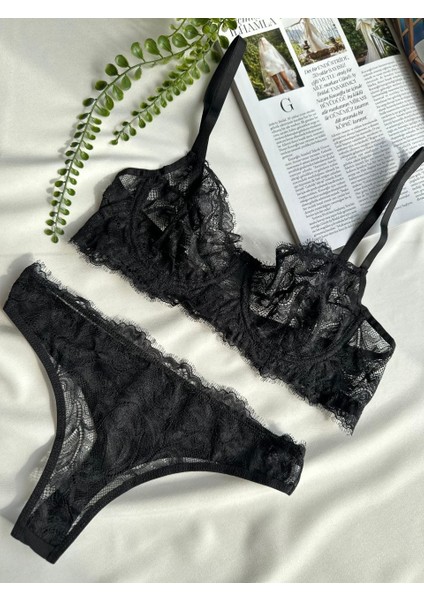 Dantelli Sütyen & Tanga Külot Takımı modelleri