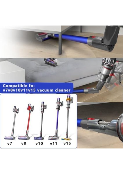 Dyson V15 V11 V11 V10 V8 V7 Için Adaptör, Dyson Için Düşük Erişim Adaptörü, Dyson Vakum Süpürge Aksesuarları Için Ortak Adaptör (Yurt Dışından) modelleri