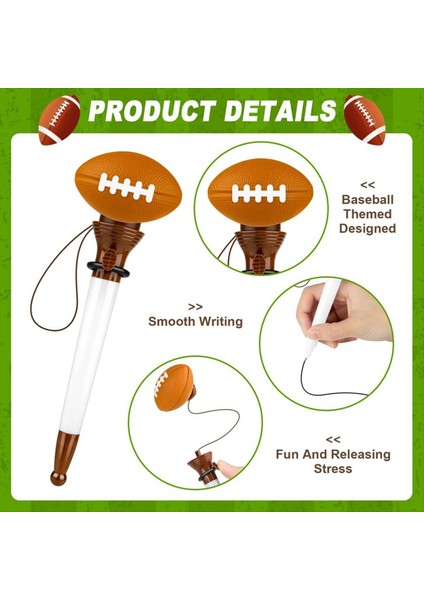 12PCS Futbol Hoop Tazip Kalemler Komik Spor Teması Yenilik Siyah Mürekkep Kalemleri Doğum Günü Partisi Ödül Partisi Malzemeleri (Yurt Dışından) indirimleri