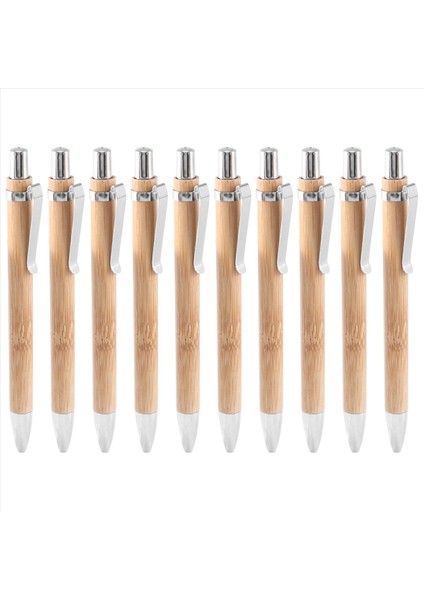 Beyaz Kalem Set Misc Bambu Ahşap Yazma Enstrümanı (10 Set) (Yurt Dışından) fiyatları