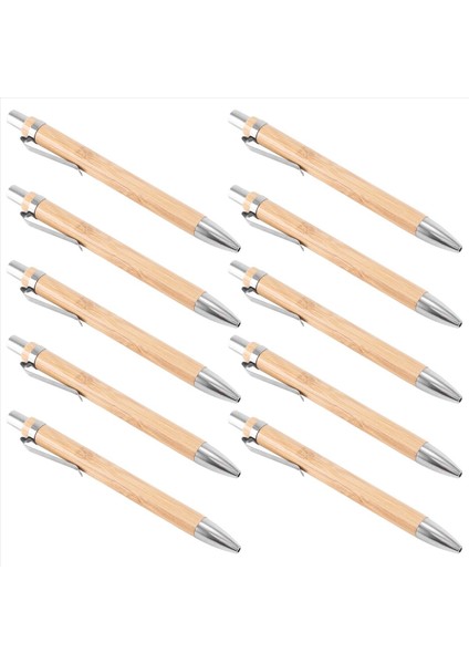 Beyaz Kalem Set Misc Bambu Ahşap Yazma Enstrümanı (10 Set) (Yurt Dışından) modelleri