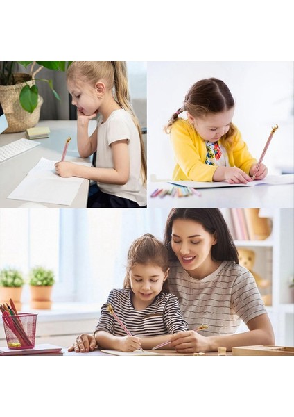 2 Adet Ay Kalem - Anime Kızlar Gül Altın Kalemleri Okula Geri Döndü Siyah Jel Kalem Kırtasiye Seti 0 5 mm (Yurt Dışından) fiyatları