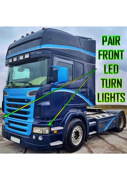 P420 G440 P410 P310 P380 1387155 1385410 Için Araba Kamyon LED Dönüş Sinyali Köşe Lambası Gösterge Farı (Yurt Dışından) fiyatları