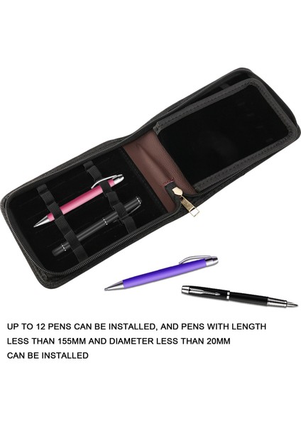 Çeşme Kalem Silindiri Kahverengi Deri Bağlayıcı Kılıf Tutucu 12 Kalem Için (Yurt Dışından) fiyatları