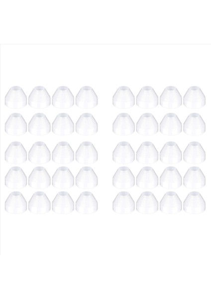 40 Paket Kalem Burçları Ca Bitiş Kalemi Dönüşü Için Beyaz Yapışmaz Kalem Burç (0 43 INÇ/11MM Lik 0 55NCH/14MM Çap) (Yurt Dışından)