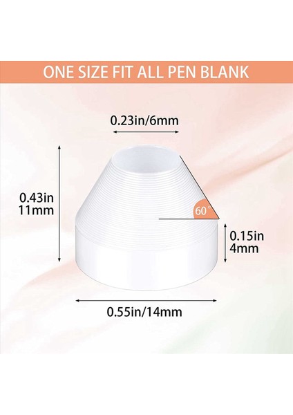 40 Paket Kalem Burçları Ca Bitiş Kalemi Dönüşü Için Beyaz Yapışmaz Kalem Burç (0 43 INÇ/11MM Lik 0 55NCH/14MM Çap) (Yurt Dışından) fırsatları
