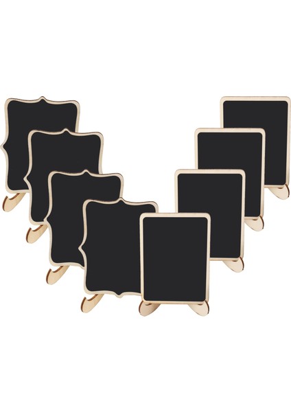 Mini Kara Tahta Işaretleri 20 Paket Çerçeveli Küçük Kara Tahta Etiketi Şövale Standlı Masa Numaraları Için Ahşap Tahta Yemek Işaretleri Düğün Işaretleri Mesaj Panosu Olay Süslemeleri (Yurt Dışından)