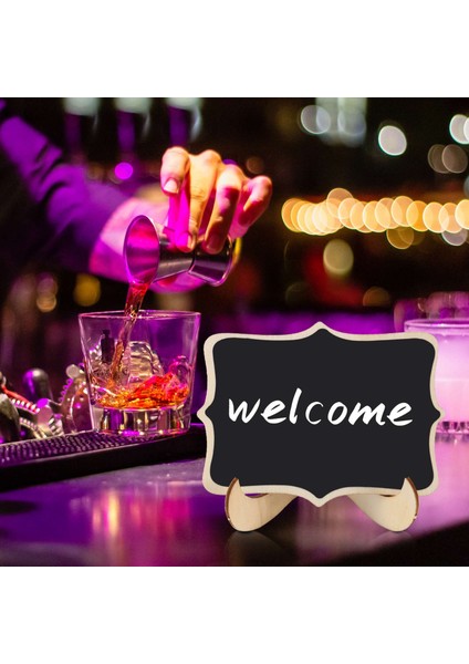 Mini Kara Tahta Işaretleri 20 Paket Çerçeveli Küçük Kara Tahta Etiketi Şövale Standlı Masa Numaraları Için Ahşap Tahta Yemek Işaretleri Düğün Işaretleri Mesaj Panosu Olay Süslemeleri (Yurt Dışından) modelleri