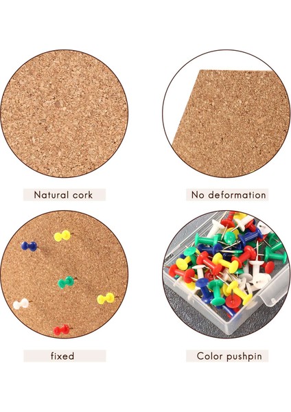 6pcs Hexagon Cork Tahtası Fayans Duvar Not Panoları Için Kendi Yapışkan Kalın Mahkemeler Pin Tahtası Dekoratif Bülten Kurulu (Yurt Dışından) indirimleri