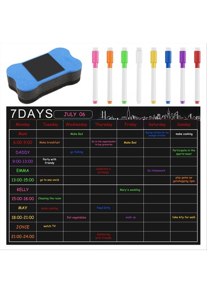Manyetik Kuru Silme Takvim Seti 16X12 Inç Beyaz Tahta Haftalık Planlayıcı Organizatör A3 Buzdolabı Buzdolabı Mutfak Için Beyaz Kurul Ev (Yurt Dışından) modelleri