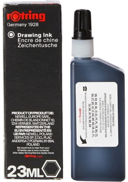 23 ml Drawing Isograph Siyah Mürekkep (1 Adet) fiyatları