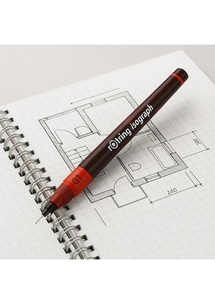Rapido Kalemi Isograph 0,1 mm Teknik Çizim Kalemi (1 Adet) modelleri
