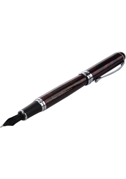 Jinhao X750 Derin Kırmızı Kalem Orta Ince Nib Mürekkep Çeşmesi Kalem Ofis Işi (Yurt Dışından) fırsatları
