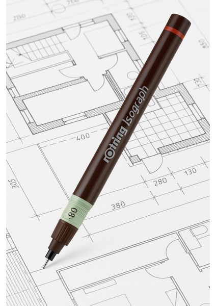 Rapido Kalemi Isograph 0.80 mm Teknik Çizim Kalemi (1 Adet) fiyatları
