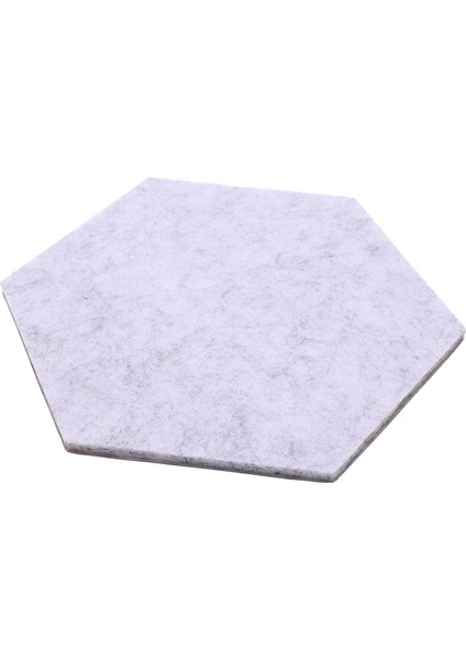 10 Adet Altıgen Keçe Tahtası Altıgen Keçe Duvar Çıkartması Çok Işlevli 3D Dekoratif Ana Mesaj Panosu Gri Sarı Seri (Yurt Dışından) fırsatları