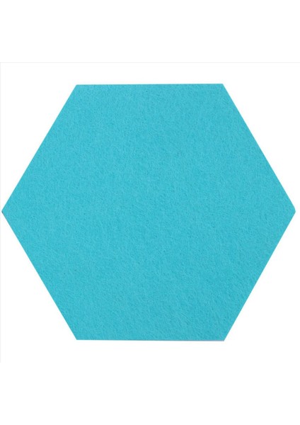 20PCS Altıgen Keçe Tahtası Altıgen Keçe Duvar Etiketi Çok Fonksiyonlu 3D Dekoratif Ana Mesaj Panosu Mavi Serisi (Yurt Dışından) fiyatları