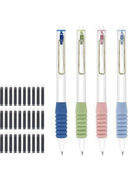 Basın Kalem Değerli Sünger Kalem 0 38 Öğrenci Kalem Değiştirilebilir Mürekkep Çantası Uygulaması Süper Yumuşak Kalem Yazısı (Yurt Dışından)