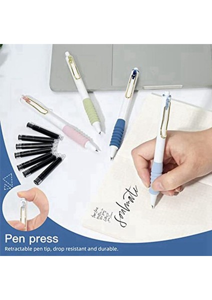 Basın Kalem Değerli Sünger Kalem 0 38 Öğrenci Kalem Değiştirilebilir Mürekkep Çantası Uygulaması Süper Yumuşak Kalem Yazısı (Yurt Dışından) indirimleri