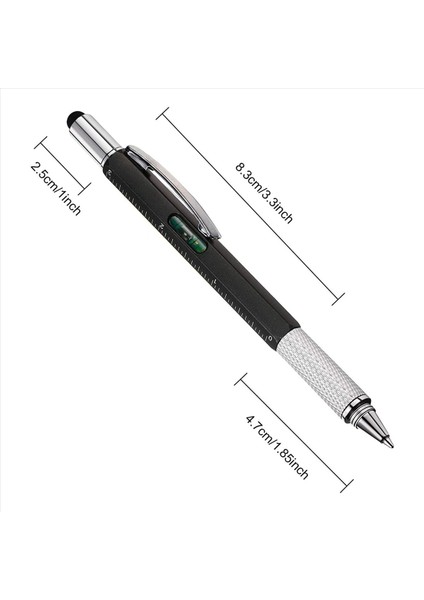 8 Adet 6&#39 Si 1 Arada Çoklu Alımlı Tükenme Kalemleri Aleti Kalem Cetvel Alet Gadget Kalem ile Kişiselleştirilmiş Kalem Erkekler Için (Yurt Dışından) fırsatları