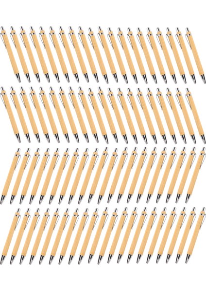 80 Pcs Beyaz Kalem Seti Bambu ve Ahşap Yazma Araçları 40 Pc Siyah Mürekkep ve 40 Pcs Mavi Mürekkep (Yurt Dışından) fiyatları