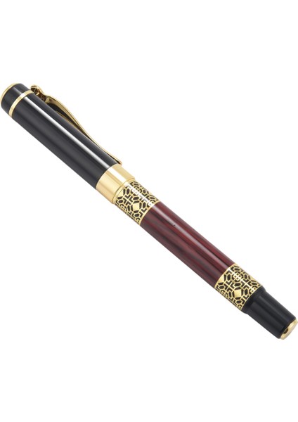 2x Çin Klasik Çeşme Kalemi Altın Metal Ahşap Imza Kalem Ofis Iş Imzası Okulu Öğrenci Si (Yurt Dışından) fırsatları