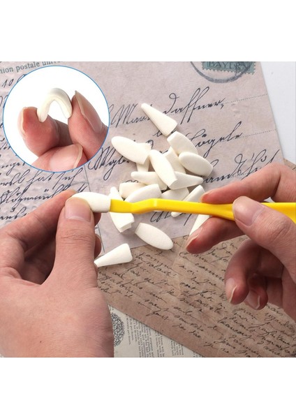 Kağıt Sanat Harmanlama Kütükleri Çizim Aletleri 80 Adet Sanat Karıştırıcıları Kütükler Skeç Sünger Silecek Kafaları Eskiz Düzeltici (Yurt Dışından) modelleri