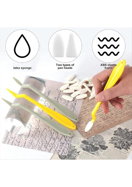 Kağıt Sanat Harmanlama Kütükleri Çizim Aletleri 80 Adet Sanat Karıştırıcıları Kütükler Skeç Sünger Silecek Kafaları Eskiz Düzeltici (Yurt Dışından) fırsatları