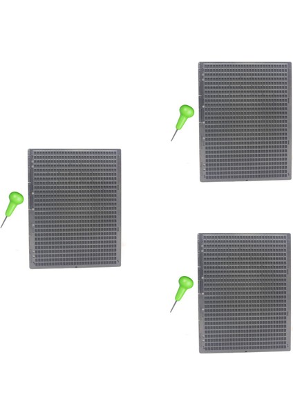 3x 27 Satır ve 30 Izgara Pratik Okul Plastik Braille Portatif Yazı Tahtası (Yurt Dışından)