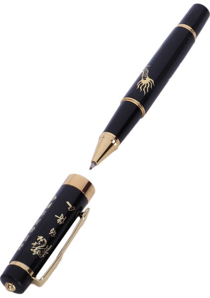 Çin Dragon Desen Kalemi ile 2x Luoshi Beyaz Kalem 818 - Siyah (Yurt Dışından) fırsatları